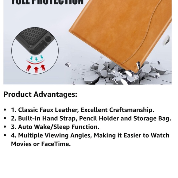 HFcoupe iPad Pro 12.9 Case,5th, 6th generation~iPad Pro 12.9 2021, 22, 23, 24 - Picture 12 of 15